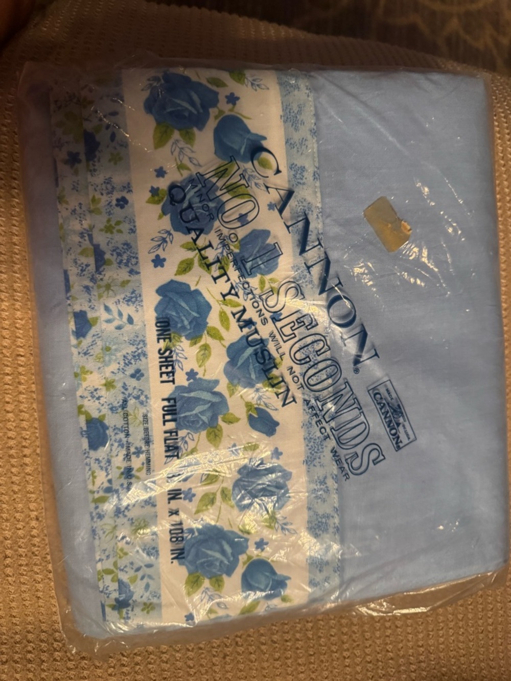 Canon Vintage Seconds Light Blue Floral Full Sheet